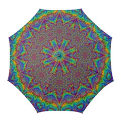 Mandala, Pattern, Abstraction, Colorful, Hd Phone Golf Umbrellas by nateshop