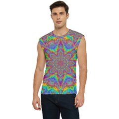 Mandala, Pattern, Abstraction, Colorful, Hd Phone Men s Raglan Cap Sleeve T-shirt