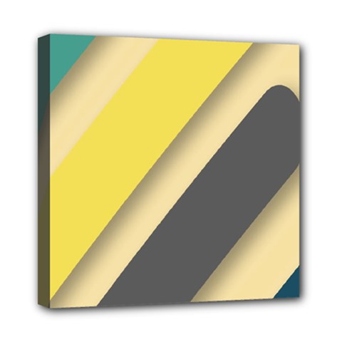 Minimalist, Abstract, Android, Background, Desenho Mini Canvas 8  X 8  (stretched) by nateshop