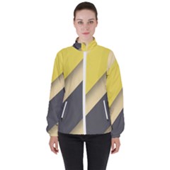 Minimalist, Abstract, Android, Background, Desenho Women s High Neck Windbreaker by nateshop