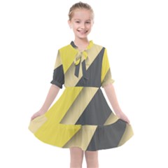 Minimalist, Abstract, Android, Background, Desenho Kids  All Frills Chiffon Dress by nateshop