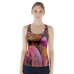 Paisley Pattern, Abstract Colorful, Texture Background, Hd Racer Back Sports Top by nateshop