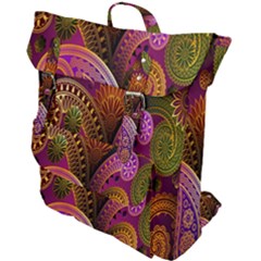 Paisley Pattern, Abstract Colorful, Texture Background, Hd Buckle Up Backpack by nateshop