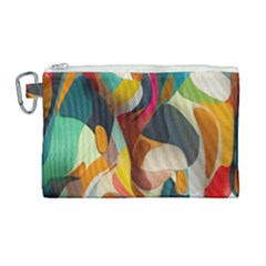 Pattern Calorful Canvas Cosmetic Bag (large) by nateshop