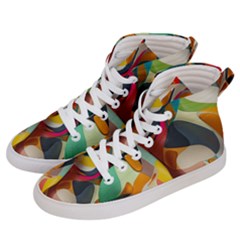 Pattern Calorful Women s Hi-top Skate Sneakers by nateshop