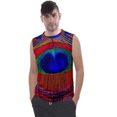 Peacock-feathers,blue 1 Men s Regular Tank Top by nateshop