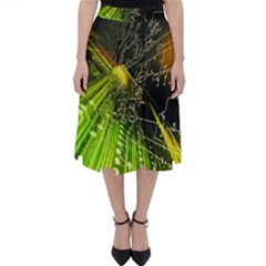 Machine Technology Circuit Electronic Computer Technics Detail Psychedelic Abstract Pattern Classic Midi Skirt