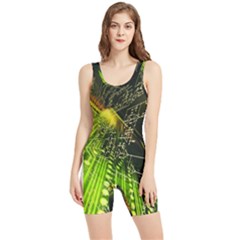 Machine Technology Circuit Electronic Computer Technics Detail Psychedelic Abstract Pattern Women s Wrestling Singlet