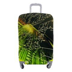 Machine Technology Circuit Electronic Computer Technics Detail Psychedelic Abstract Pattern Luggage Cover (Small)