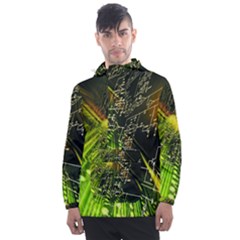 Machine Technology Circuit Electronic Computer Technics Detail Psychedelic Abstract Pattern Men s Front Pocket Pullover Windbreaker
