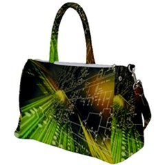 Machine Technology Circuit Electronic Computer Technics Detail Psychedelic Abstract Pattern Duffel Travel Bag