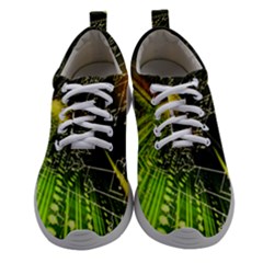 Machine Technology Circuit Electronic Computer Technics Detail Psychedelic Abstract Pattern Women Athletic Shoes