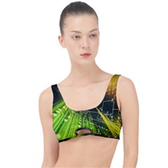 Machine Technology Circuit Electronic Computer Technics Detail Psychedelic Abstract Pattern The Little Details Bikini Top