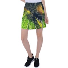 Machine Technology Circuit Electronic Computer Technics Detail Psychedelic Abstract Pattern Tennis Skirt