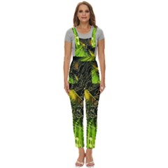 Machine Technology Circuit Electronic Computer Technics Detail Psychedelic Abstract Pattern Women s Pinafore Overalls Jumpsuit