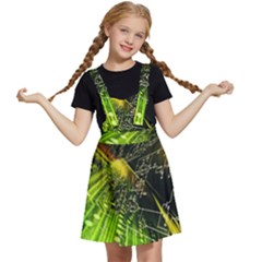 Machine Technology Circuit Electronic Computer Technics Detail Psychedelic Abstract Pattern Kids  Apron Dress