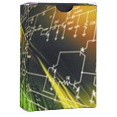 Machine Technology Circuit Electronic Computer Technics Detail Psychedelic Abstract Pattern Playing Cards Single Design (Rectangle) with Custom Box