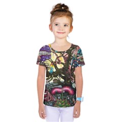 Psychedelic Funky Trippy Kids  One Piece T-shirt