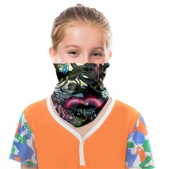 Psychedelic Funky Trippy Face Covering Bandana (kids)