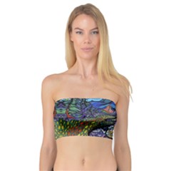 Psychedelic Landscape Bandeau Top