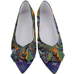 Psychedelic Landscape Women s Bow Heels