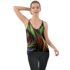 Abstract Psychedelic Chiffon Cami