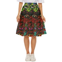 Somewhere Near Oblivion Nightmares Acid Colors Psychedelic Classic Short Skirt by Sarkoni