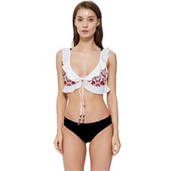 Cgt Bae Low Cut Ruffle Edge Bikini Top by posters