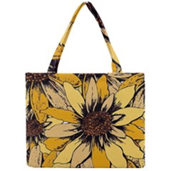 Colorful Seamless Floral Pattern Mini Tote Bag