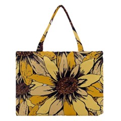 Colorful Seamless Floral Pattern Medium Tote Bag