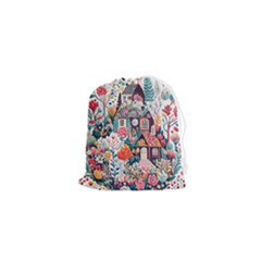 Cottagecore Drawstring Pouch (xs) by Valentinaart