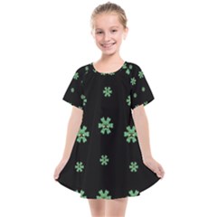 I Love Guitars In Pop Arts Blooming Style Kids  Smock Dress by pepitasart