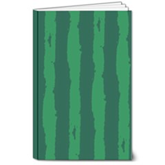 Green Seamless Watermelon Skin Pattern 8  X 10  Softcover Notebook by Grandong