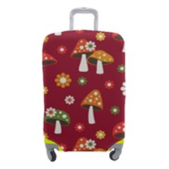 Woodland Mushroom And Daisy Seamless Pattern Luggage Cover (small) by Grandong