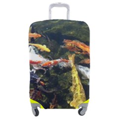 Koi Pond 3d Fish Luggage Cover (medium) by Grandong