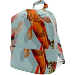 Koi Fish Zip Up Backpack by Grandong