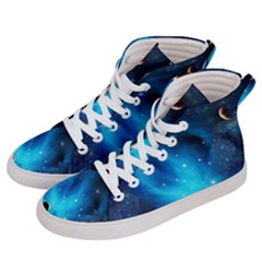 3d Universe Space Star Planet Women s Hi-top Skate Sneakers by Grandong