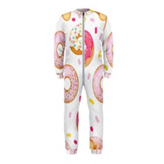 Vector Donut Seamless Pattern Onepiece Jumpsuit (kids) by Grandong