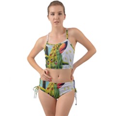 Peacock Art Mini Tank Bikini Set by Grandong