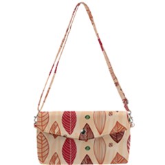 Forest Leaves Seamless Pattern With Natural Floral Removable Strap Clutch Bag by Grandong