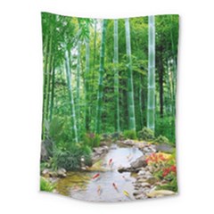 Bamboo Forest Squid Family Medium Tapestry by Grandong