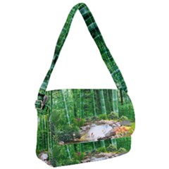 Bamboo Forest Squid Family Courier Bag by Grandong