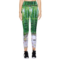 Bamboo Forest Squid Family Pocket Leggings  by Grandong