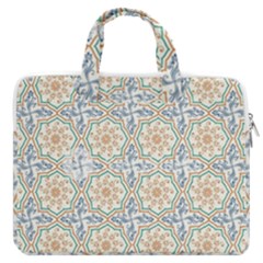 Ornaments Style Pattern Macbook Pro 16  Double Pocket Laptop Bag  by Grandong