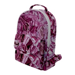 Rosa Antico Smudged Flap Pocket Backpack (large) by kaleidomarblingart