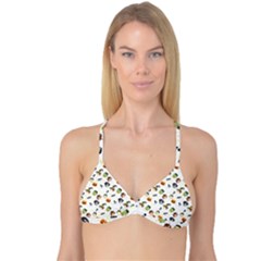 Happy Halloween Vector Images Reversible Tri Bikini Top