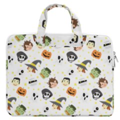 Happy Halloween Vector Images Macbook Pro 13  Double Pocket Laptop Bag by Sarkoni