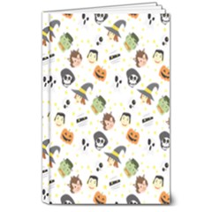 Happy Halloween Vector Images 8  x 10  Hardcover Notebook