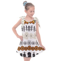 Halloween Holidays Kids  Tie Up Tunic Dress by Sarkoni