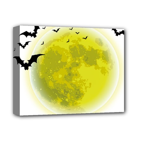 Happy Halloween Deluxe Canvas 14  X 11  (stretched)